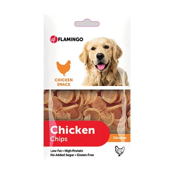 Flamingo Hapki Tavuk Cips Köpek Ödül Maması