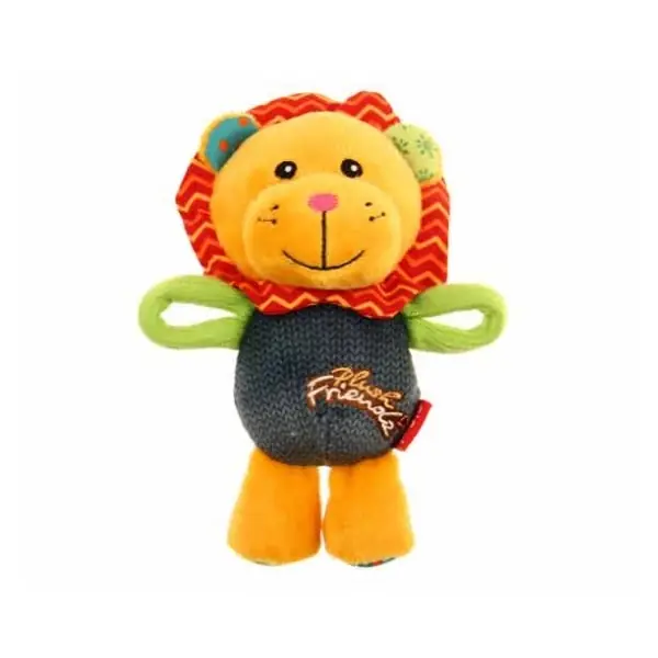 Gigwi Plush Friendz Sesli Aslan Peluş Köpek Oyuncağı