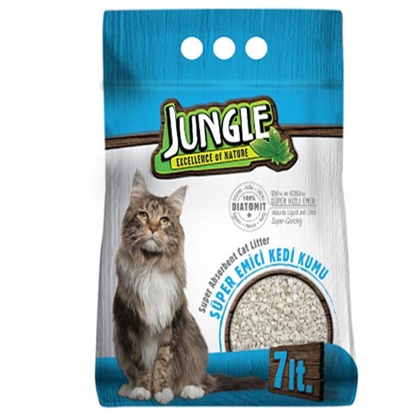 Jungle Diatomit Emici Kedi Kumu