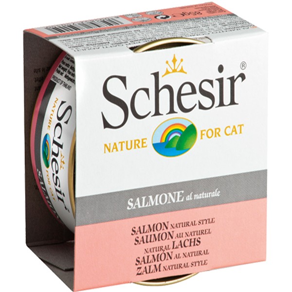 Schesir Somonlu Naturel Konserve Kedi Maması