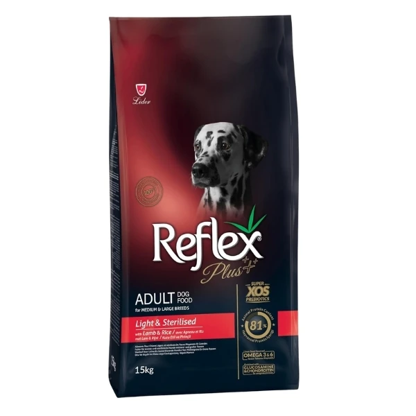 Reflex Plus Light Sterilised Kuzulu Yetişkin Köpek Maması