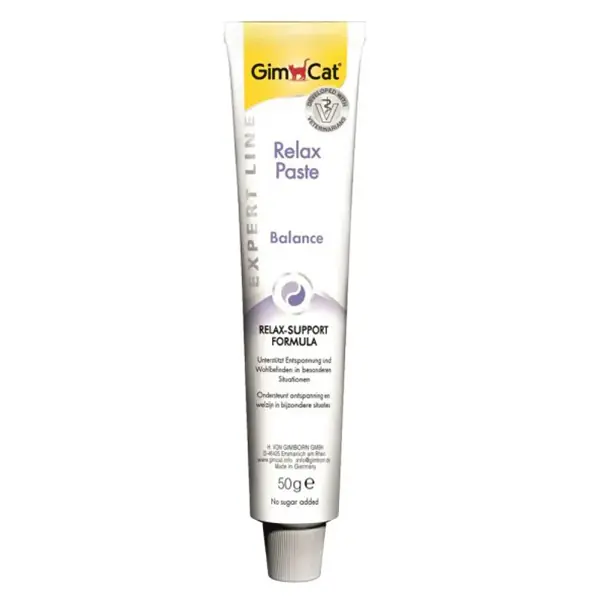 Gimcat Relax Rahatlatıcı Şekersiz Kedi Malt Macunu