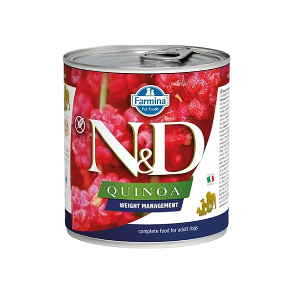 N&D Quinoa Weight Management Kuzu Etli Konserve Yaş Köpek Maması - 1 Adet 285 Gr