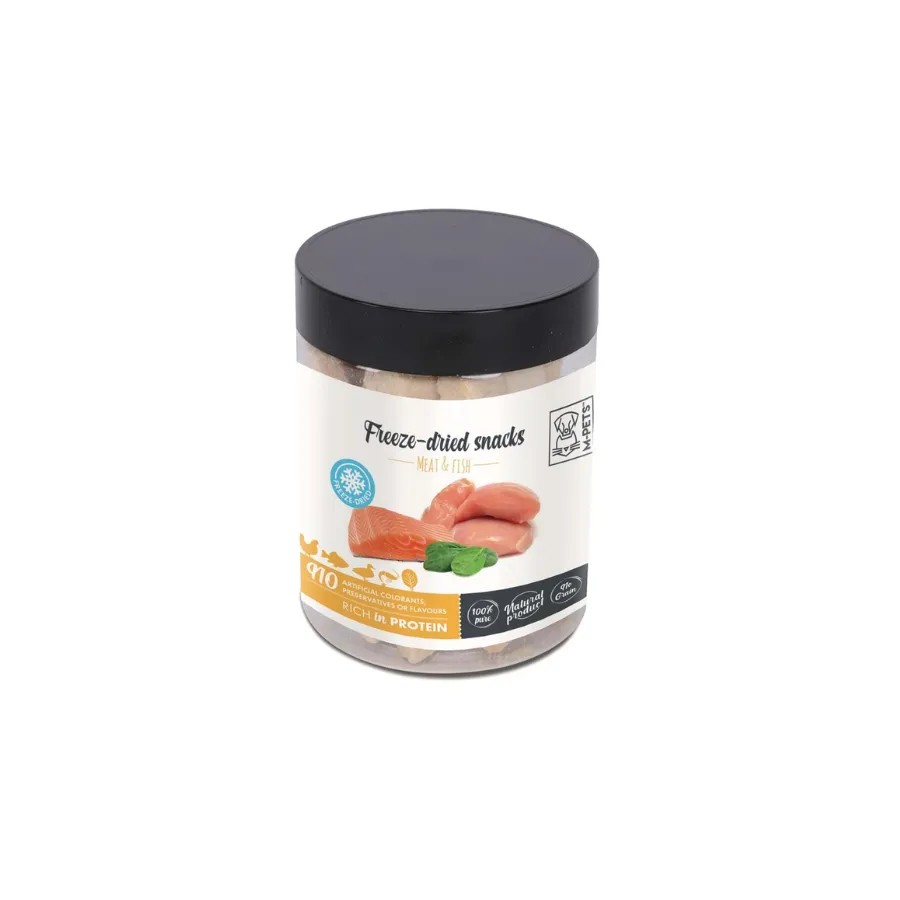 M-Pets Freeze Dried Dondurularak Kurutulmuş %100 Et ve Balıklı Köpek Ödülü 30 Gr 30g