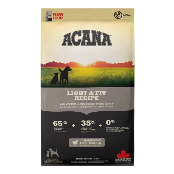 Acana Light-Fit Tahılsız Tavuk ve Balıklı Diyet Yetişkin Köpek Maması