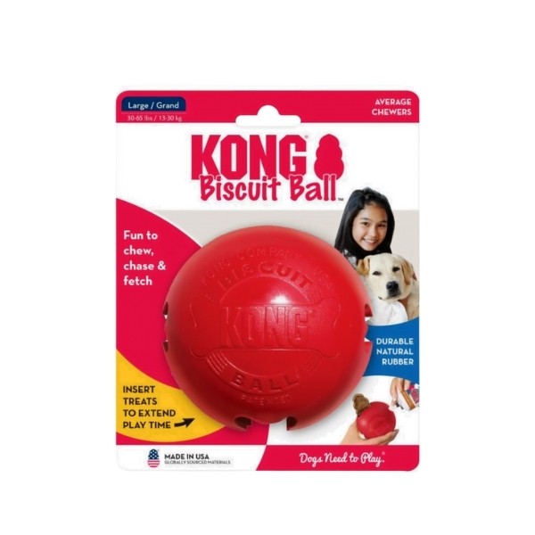 Kong Biscuit Ball Top Köpek Oyuncağı