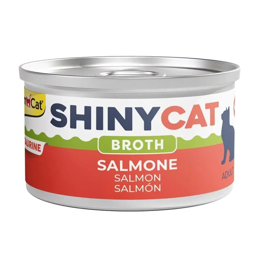 Gimcat Shinycat Sos İçinde Somonlu Kedi Konservesi