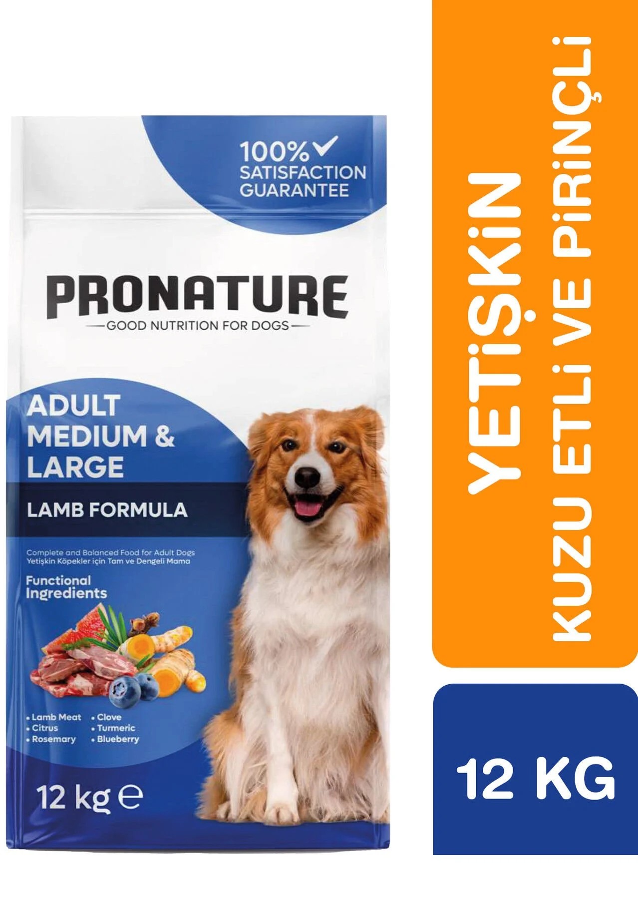 Pronature Daily Adult Kuzu Etli ve Pirinçli Yetişkin Köpek Maması