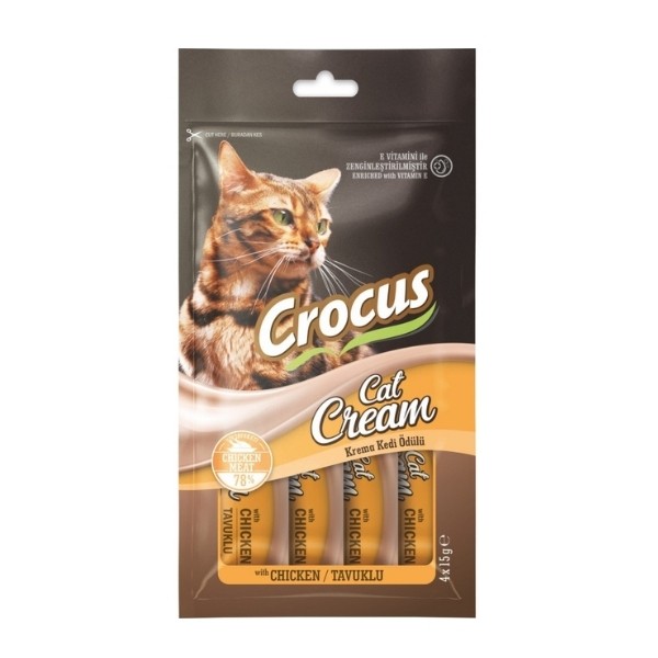 Crocus Tavuklu Sıvı Kedi Ödül Maması