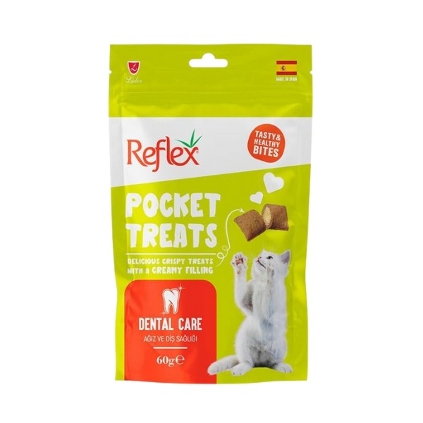 Reflex Pocket Treats Ağız ve Diş Sağlığı Destekleyici Kedi Ödül Maması