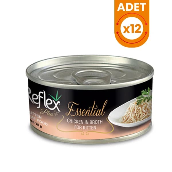 Reflex Plus Kitten Tavuklu Yavru Konserve Kedi Maması