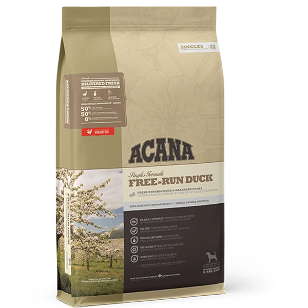Acana Free-Run Duck Tahılsız Ördekli Yetişkin Köpek Maması - 2 Kg