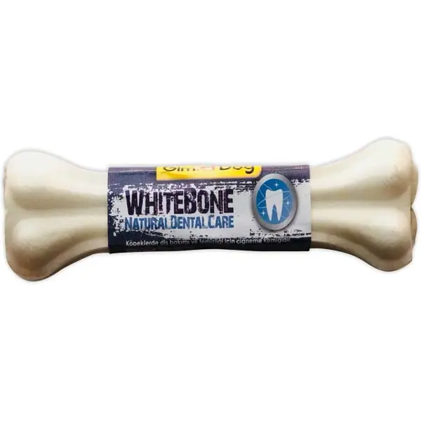 Gimdog Mordimi Ağız ve Diş Sağlığı için Sütlü Köpek Çiğneme Kemiği
