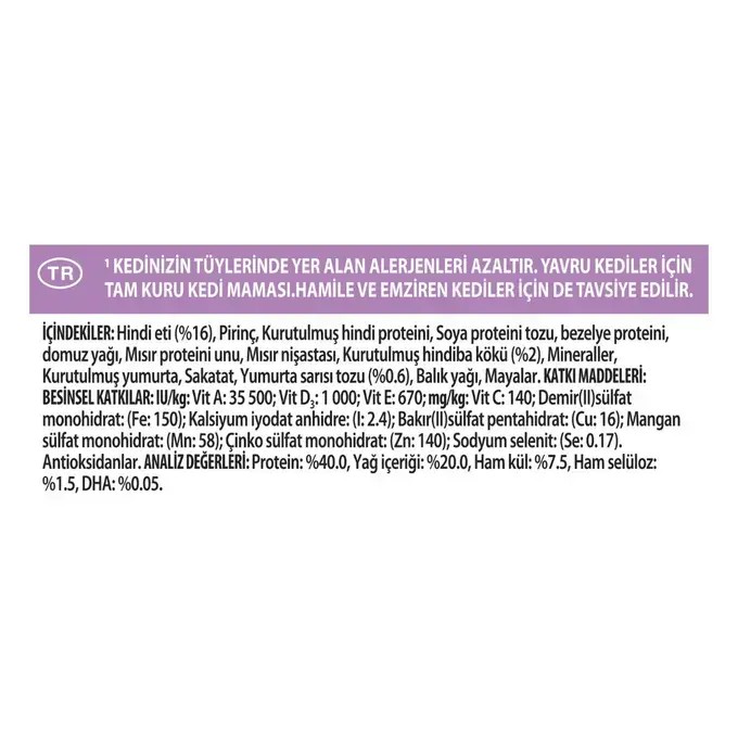 Pro Plan Liveclear Hindili Yavru Kedi Maması