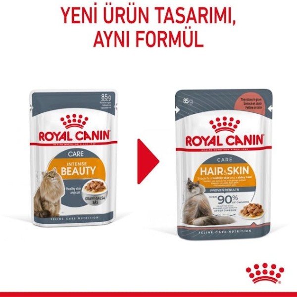 Royal Canin İntense Beauty Jelly Pouch Konserve Kedi Maması