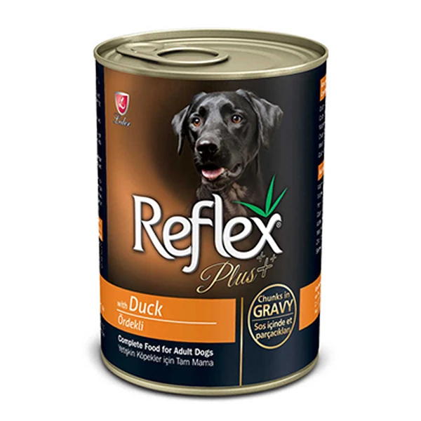 Reflex Plus Ördekli Yetişkin Konserve Köpek Maması - 1 Adet 400 Gr