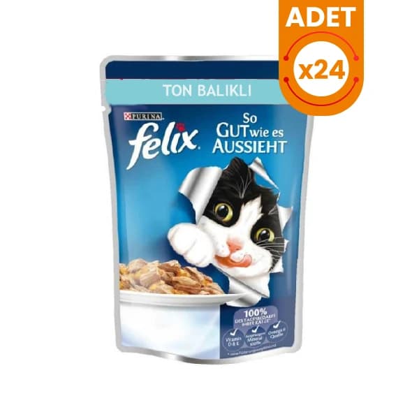 Felix Ton Balıklı Yaş Kedi Maması