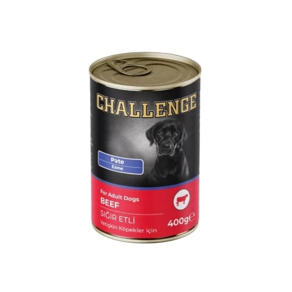 Challenge Pate Sığır Etli Yetişkin Konserve Köpek Maması