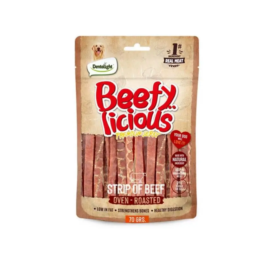 Dentalight Beefy Strip Sığır Etli Köpek Ödül Şeridi