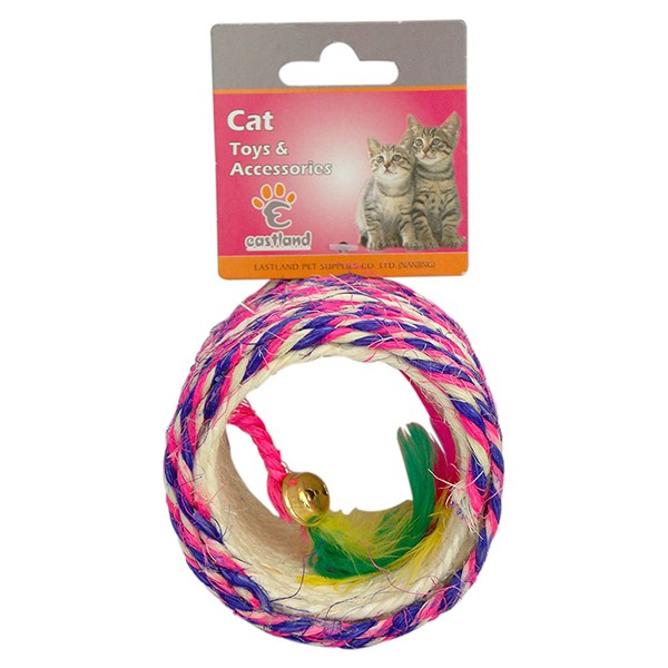 Eastland Renkli İpli Halka Kedi Oyuncağı