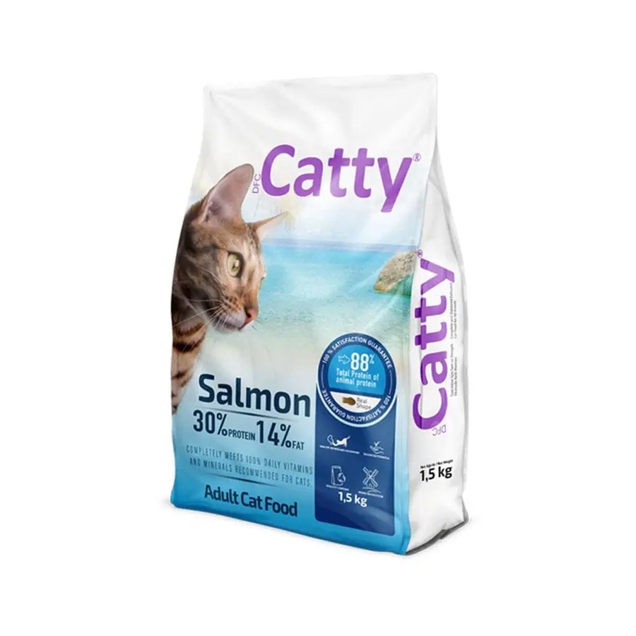 Catty Somonlu Yetişkin Kedi Maması