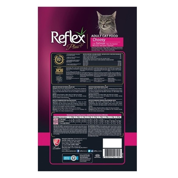 Reflex Plus Adult Choosy Somonlu Yetişkin Kedi Maması