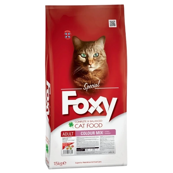 Foxy Colour Mix Yetişkin Kedi Maması - 15 Kg