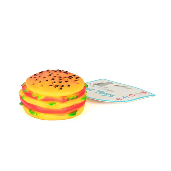 Flip Yuvarlak Hamburger Köpek Oyuncağı