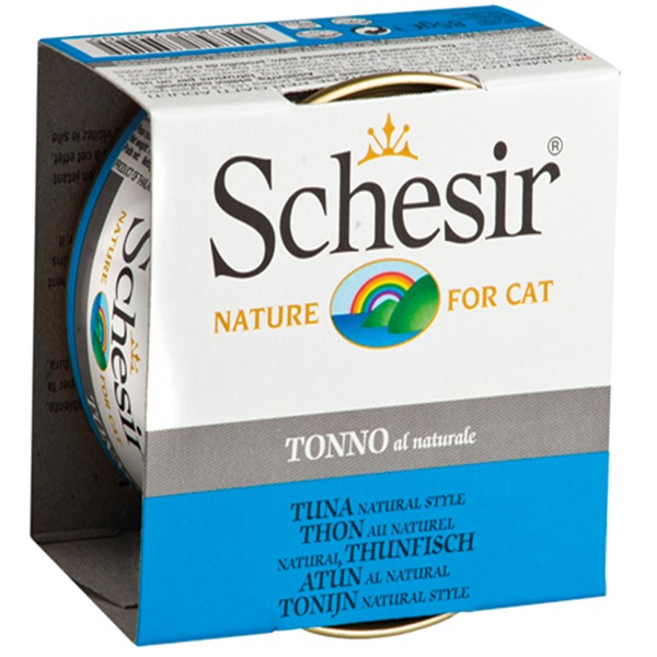 Schesir Ton Balıklı Naturel Konserve Kedi Maması