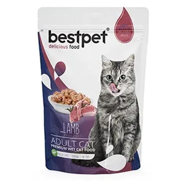 Bestpet Kuzu Etli Yetişkin Konserve Kedi Maması