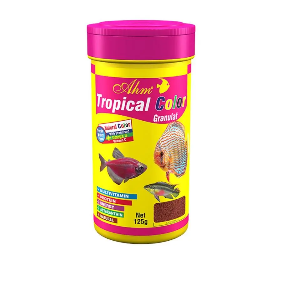 Ahm Tropical Colour Granulat Süs Balıkları Yemi