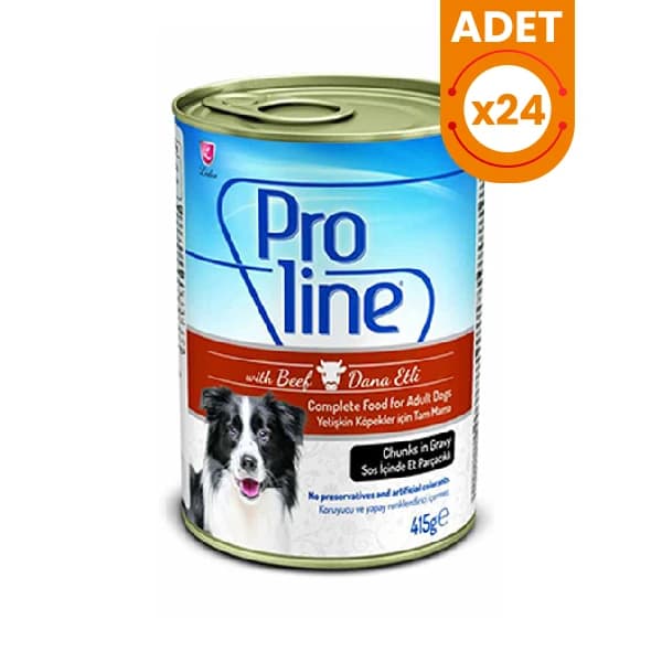 Proline Biftekli Sos içinde Yetişkin Köpek Konservesi