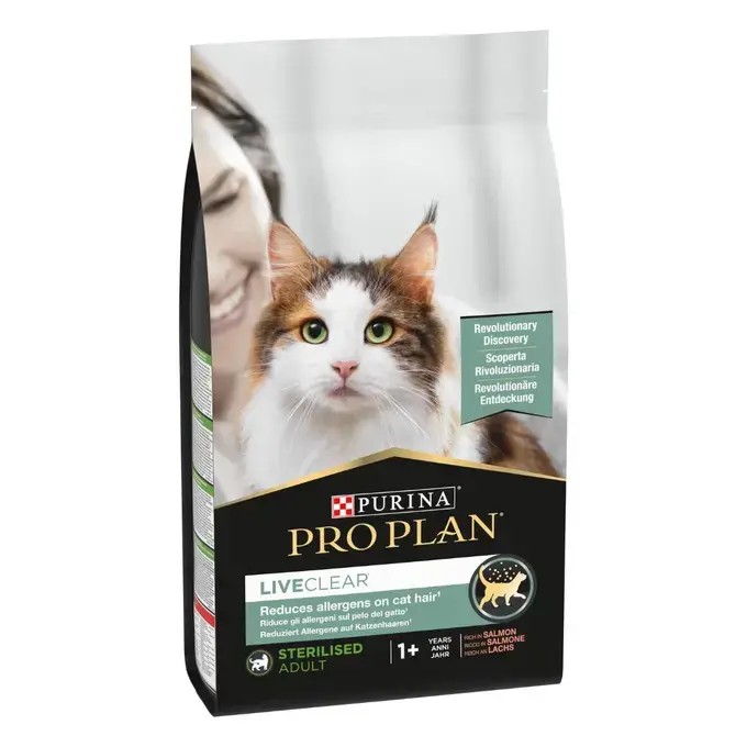 Pro Plan Liveclear Somonlu Yetişkin Kısırlaştırılmış Kedi Maması
