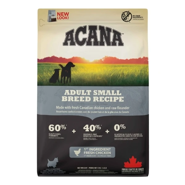Acana Adult Small Tahılsız Tavuklu ve Balıklı Yetişkin Köpek Maması - 2 Kg