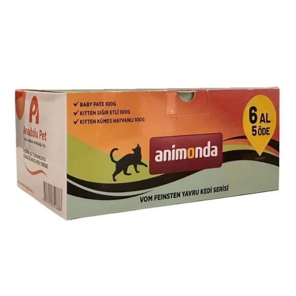 Animonda Vom Feinsten Karışık Yavru Kedi Konservesi