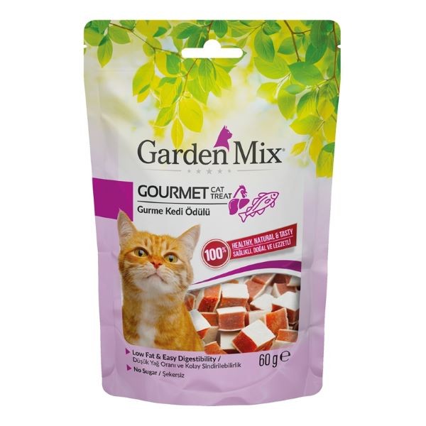 Garden Mix Gurme Düşük Yağlı Şekersiz Kedi Ödül Maması