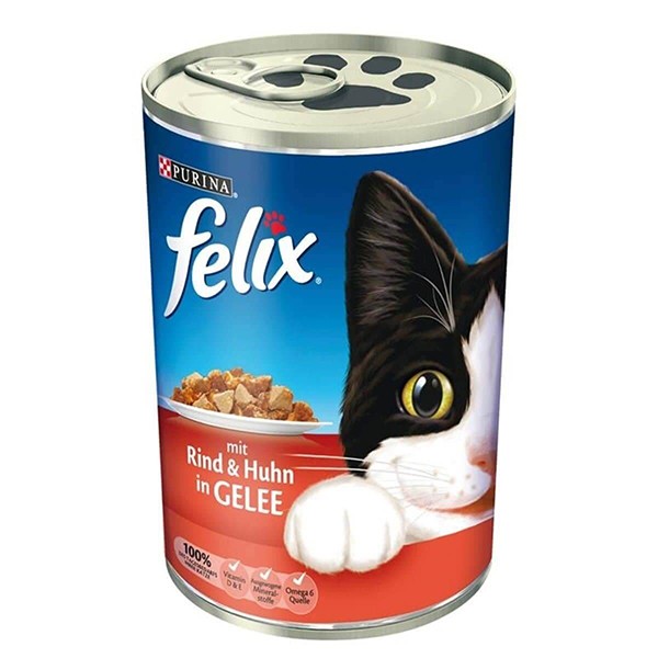 Felix Sığır Etli Yetişkin Konserve Yaş Kedi Maması