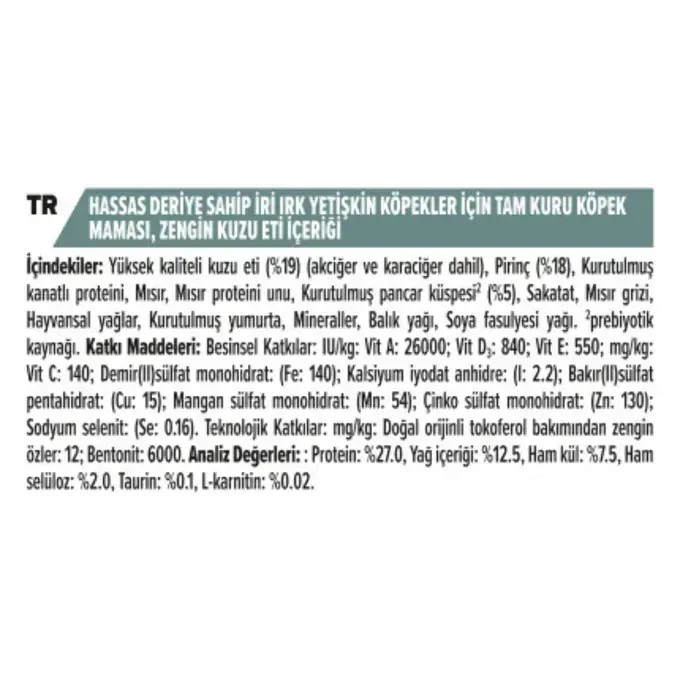Pro Plan Large Robust Büyük Irk Kuzu Etli Yetişkin Köpek Maması