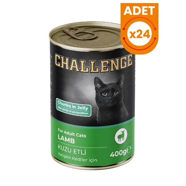 Challenge Kuzu Etli Yetişkin Kedi Konservesi