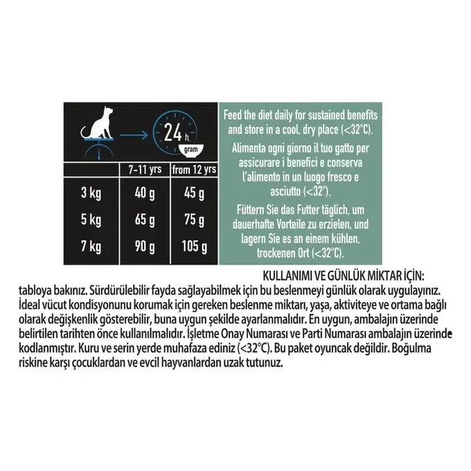 Pro Plan Liveclear Hindili Yaşlı Kısırlaştırılmış Kedi Maması