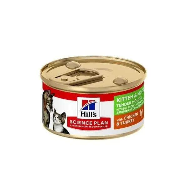 Hills Science Plan Mama ile Kedinizin Sorunlarına Hızlı Çözümler 3 Hills Science Plan Kitten & Mother Tavuk ve Hindili Anne ve Yavru Kedi Konservesi