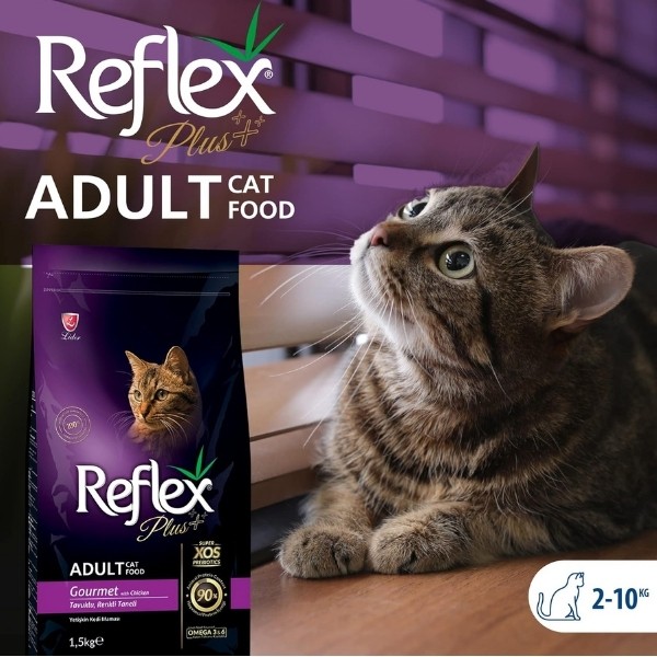Reflex Plus Gourmet Tavuklu Yetişkin Kedi Maması