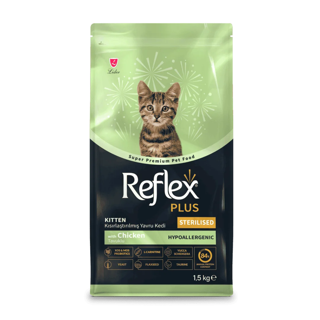 Reflex Plus Sterilised Kitten Tavuklu Kısırlaştırılmış Yavru Kedi Maması