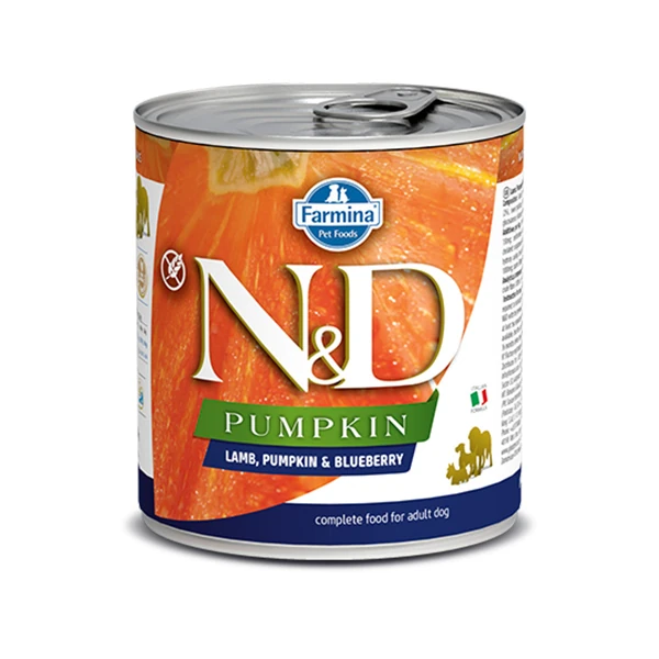 N&D Pumpkin Balkabaklı Kuzu Etli Yetişkin Konserve Köpek Maması - 1 Adet 285 Gr