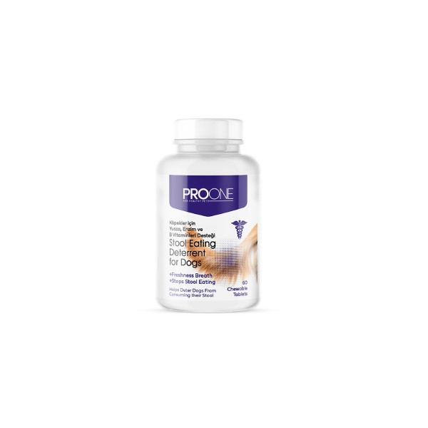 ProOne Yucca Enzim ve B Vitamini Desteği Dışkı Yeme Önleyici Köpek Tableti