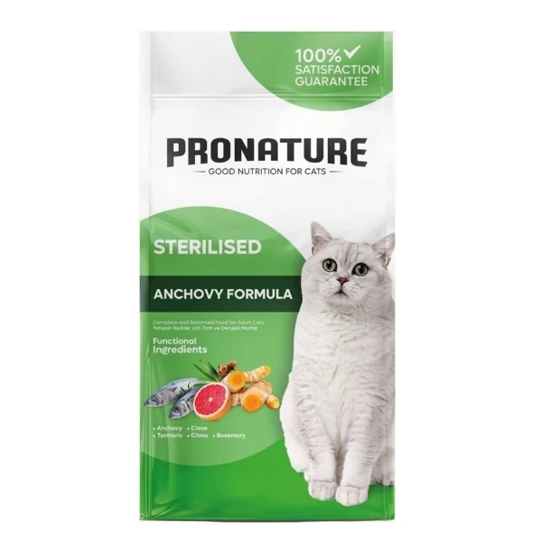 Pronature Adult Sterilised Hamsili Kısırlaştırılmış Kedi Maması - 1.5 Kg