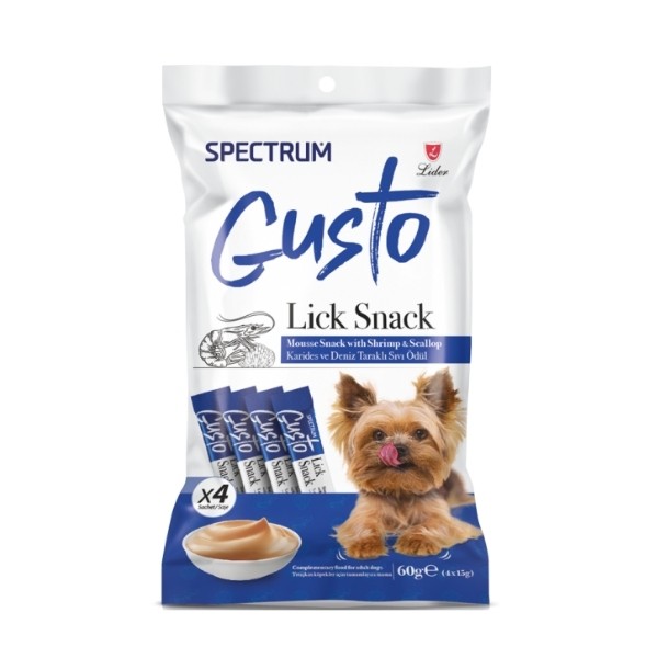 Spectrum Gusto Karidesli ve Deniz Taraklı Sıvı Yetişkin Köpek Ödül Maması