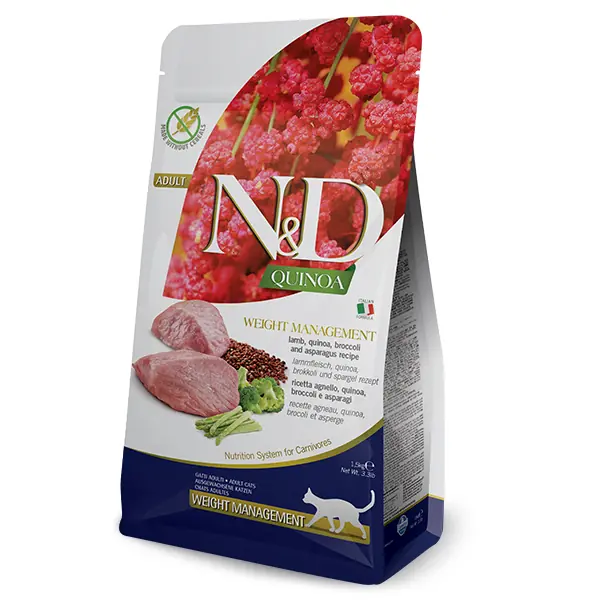 N&D Quinoa Weight Management Kuzu Yetişkin Kedi Maması