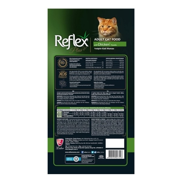Reflex Plus Adult Tavuklu Yetişkin Kedi Maması