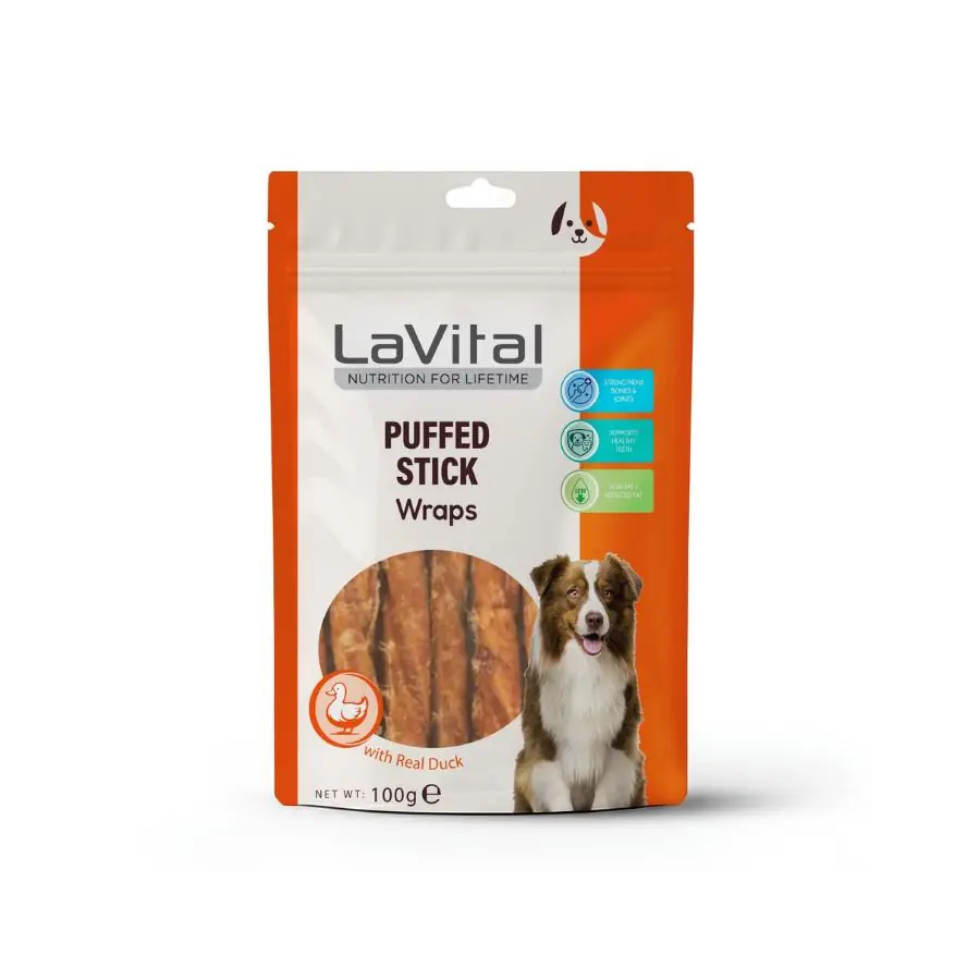 LaVital Ördek Etli Sarılı ve Dolgulu Köpek Ödülü